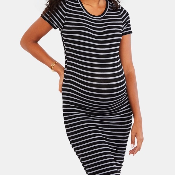 Motherhood Maternity Rib Knit Sheath 